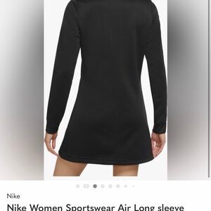 Nike Women's Sportswear Black Long Sleeve Dress
